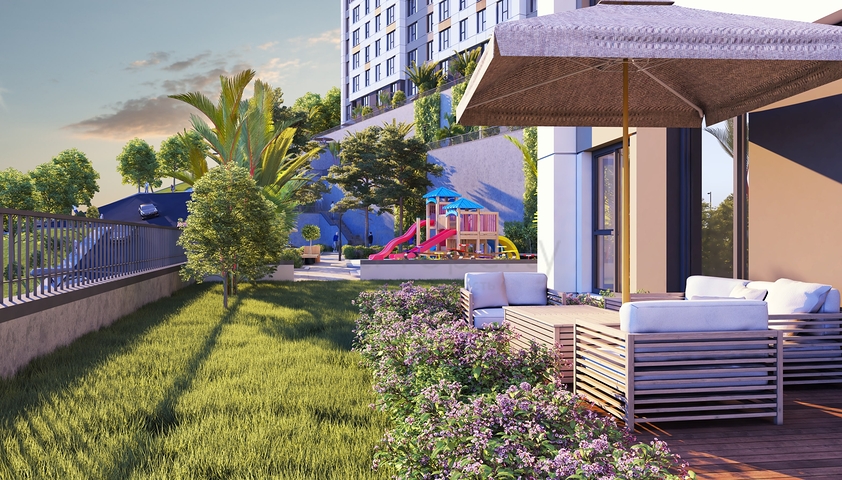 شقق بتصاميم متنوعة -ضمن مجمع حديث - في منطقة ايوب سلطان التاريخية / اسطنبول 