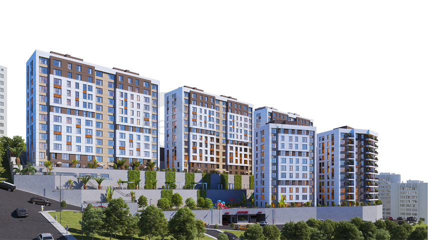 شقق بتصاميم متنوعة -ضمن مجمع حديث - في منطقة ايوب سلطان التاريخية / اسطنبول 