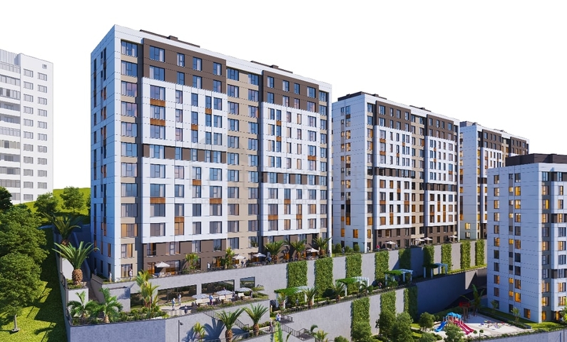 شقق بتصاميم متنوعة -ضمن مجمع حديث - في منطقة ايوب سلطان التاريخية / اسطنبول 