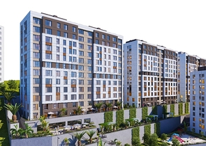 شقق بتصاميم متنوعة -ضمن مجمع حديث - في منطقة ايوب سلطان التاريخية / اسطنبول 