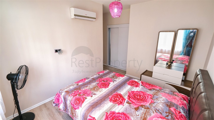 شقة 2 + 1 مع أثاث في مجمع في هورما كونيالتي