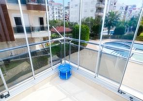 شقة 2 + 1 مع أثاث في مجمع في هورما كونيالتي