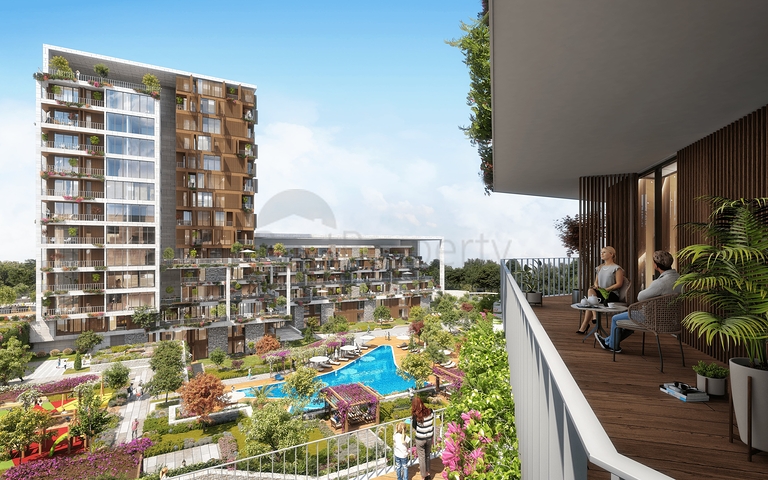 شقق عائلية واسعة -ضمن مجمع سكني حديث في اسطنبول الاسيوية