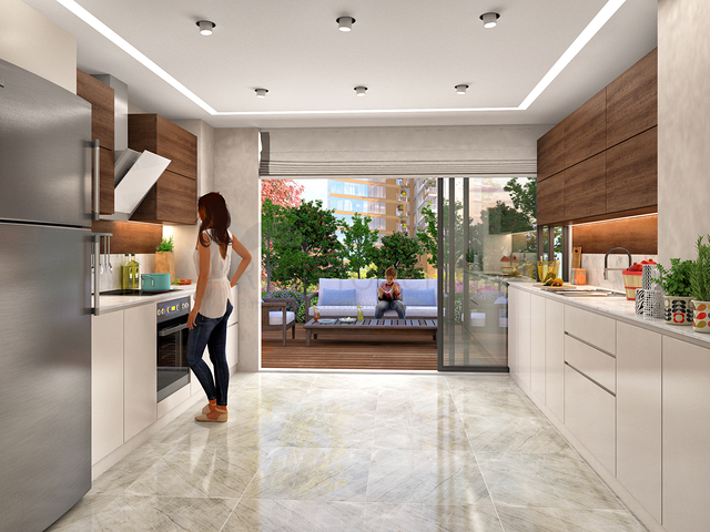 شقق عائلية واسعة -ضمن مجمع سكني حديث في اسطنبول الاسيوية