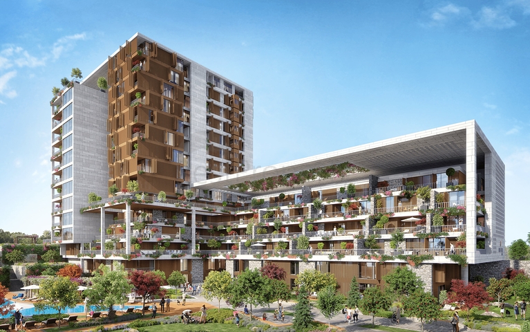 شقق عائلية واسعة -ضمن مجمع سكني حديث في اسطنبول الاسيوية