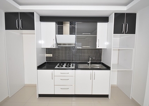 خدمات 5 نجوم - شقة غرفة وصالة مؤثثة - ضمن مجمع فاخر - في مهموتلار / الانيا 