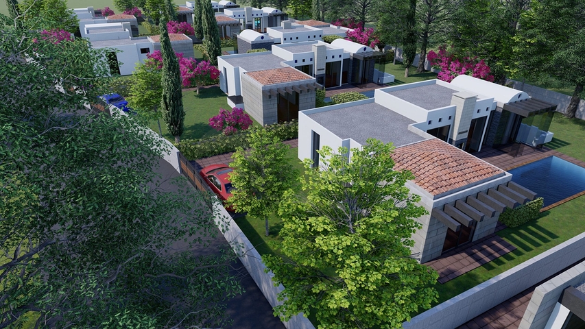 فلل بتصميم انيق - 5 غرف وصالتين - في بودروم 