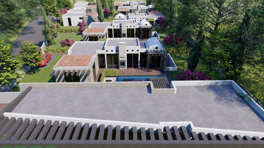 فلل بتصميم انيق - 5 غرف وصالتين - في بودروم 