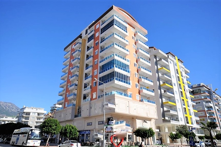 اطلالة بحر - دوبلكس 3 غرف وصالة - في مهموتلار / الانيا 