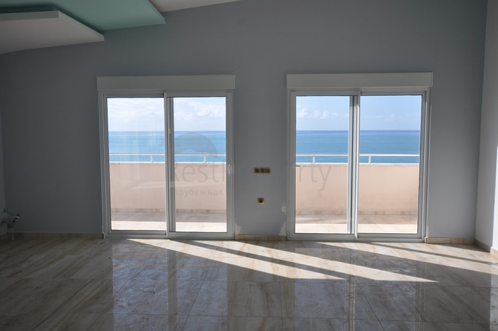 اطلالة بحر - دوبلكس 3 غرف وصالة - في مهموتلار / الانيا 