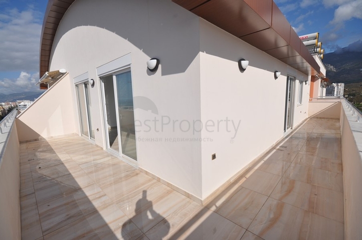 اطلالة بحر - دوبلكس 3 غرف وصالة - في مهموتلار / الانيا 