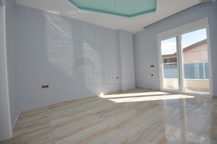 اطلالة بحر - دوبلكس 3 غرف وصالة - في مهموتلار / الانيا 