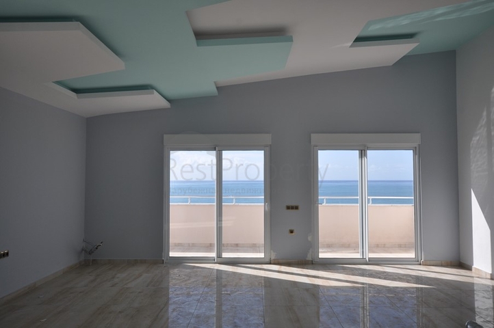 اطلالة بحر - دوبلكس 3 غرف وصالة - في مهموتلار / الانيا 