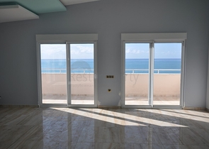 اطلالة بحر - دوبلكس 3 غرف وصالة - في مهموتلار / الانيا 