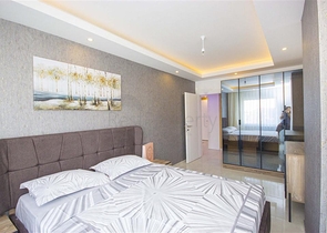 مطبخ منفصل - شقة 3 غرف نوم وصالة - مع الاثاث - في مهموتلار / الانيا 