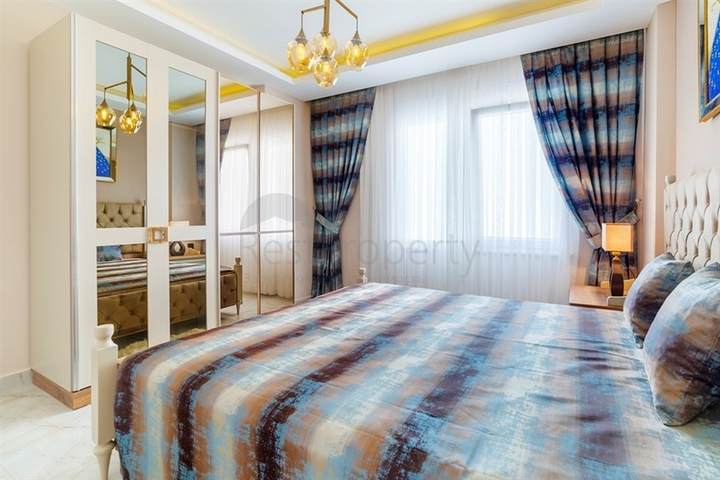 اطلالة بحر - دوبلكس فاخرة - تصميم 1+3 - في مهموتلار / الانيا 