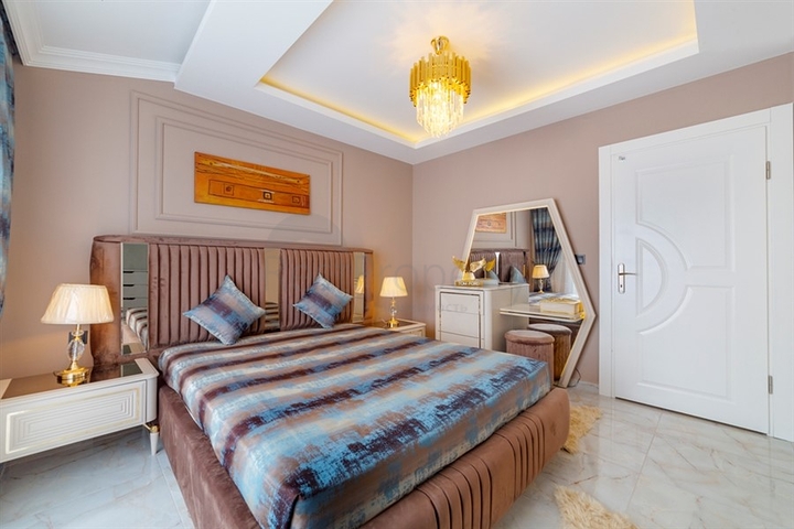 اطلالة بحر - دوبلكس فاخرة - تصميم 1+3 - في مهموتلار / الانيا 