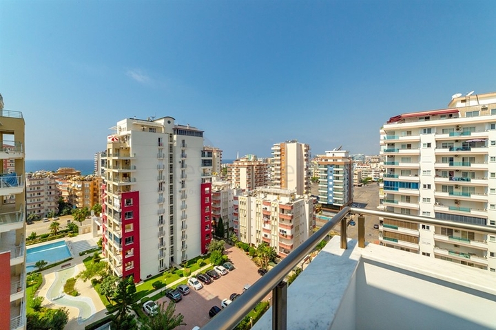 اطلالة بحر - دوبلكس فاخرة - تصميم 1+3 - في مهموتلار / الانيا 