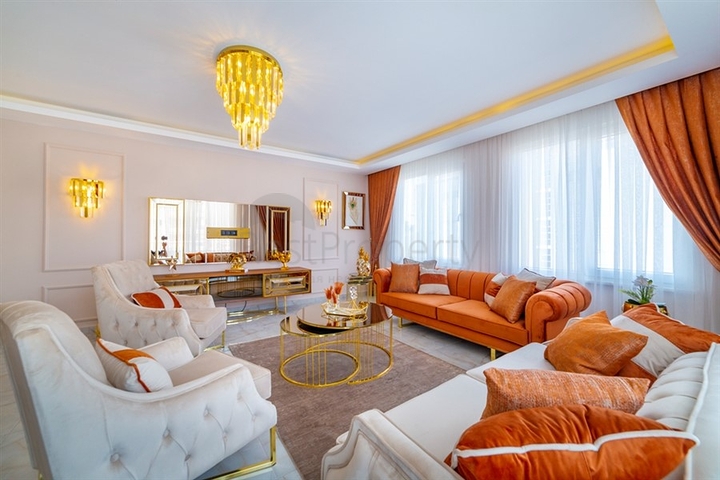 اطلالة بحر - دوبلكس فاخرة - تصميم 1+3 - في مهموتلار / الانيا 