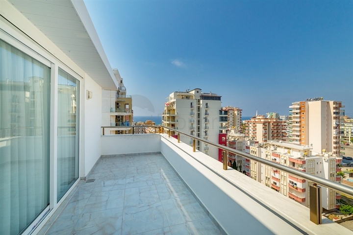 اطلالة بحر - دوبلكس فاخرة - تصميم 1+3 - في مهموتلار / الانيا 