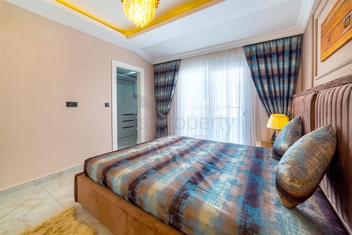 اطلالة بحر - دوبلكس فاخرة - تصميم 1+3 - في مهموتلار / الانيا 