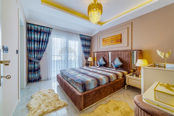 اطلالة بحر - دوبلكس فاخرة - تصميم 1+3 - في مهموتلار / الانيا 