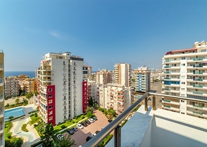 اطلالة بحر - دوبلكس فاخرة - تصميم 1+3 - في مهموتلار / الانيا 