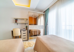 اطلالة بحر - دوبلكس فاخرة - تصميم 1+3 - في مهموتلار / الانيا 