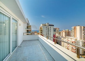 اطلالة بحر - دوبلكس فاخرة - تصميم 1+3 - في مهموتلار / الانيا 