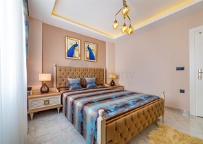 اطلالة بحر - دوبلكس فاخرة - تصميم 1+3 - في مهموتلار / الانيا 