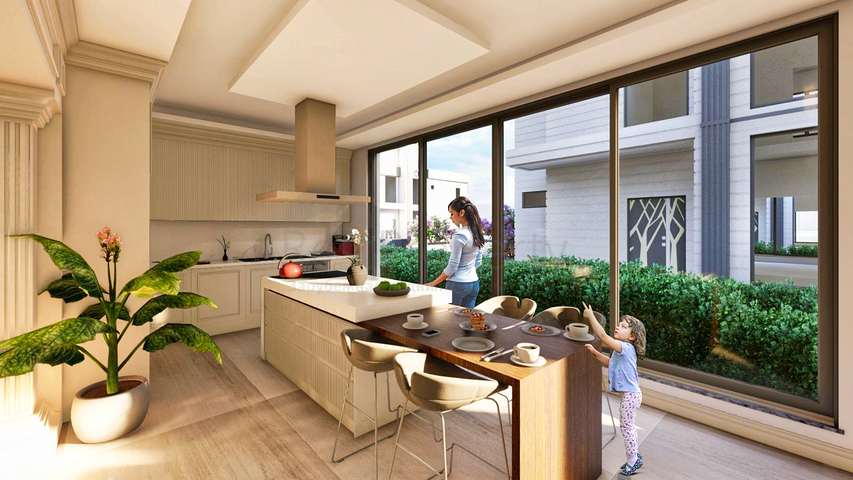 فلل جاهزة 3 + 1 و 5 + 1 في لارا انطاليا