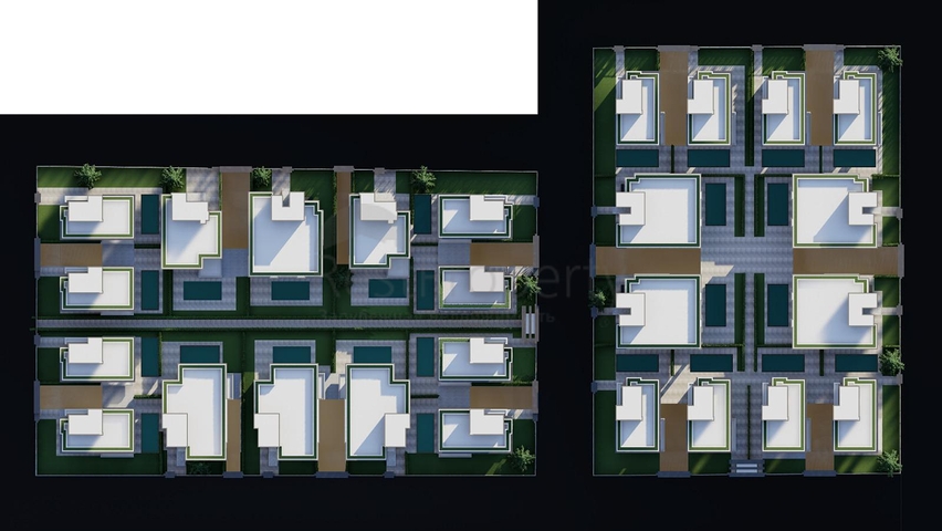 فلل جاهزة 3 + 1 و 5 + 1 في لارا انطاليا