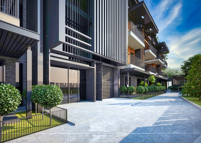 مجمع سكني في المرحلة النهائية من البناء في لارا