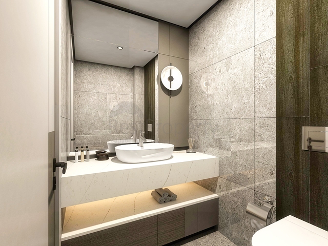 مجمع سكني في المرحلة النهائية من البناء في لارا