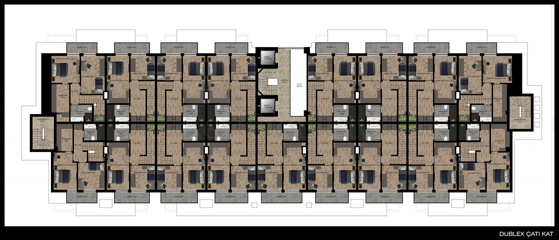 مجمع سكني في المرحلة النهائية من البناء في لارا