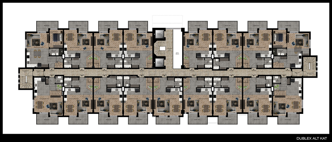 مجمع سكني في المرحلة النهائية من البناء في لارا