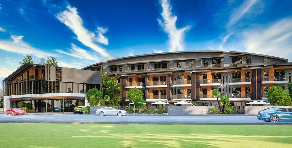 مجمع سكني في المرحلة النهائية من البناء في لارا