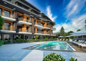 مجمع سكني في المرحلة النهائية من البناء في لارا