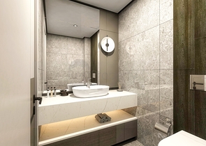 مجمع سكني في المرحلة النهائية من البناء في لارا