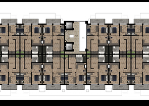 مجمع سكني في المرحلة النهائية من البناء في لارا