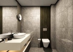 مجمع سكني في المرحلة النهائية من البناء في لارا