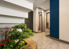 مجمع سكني في المرحلة النهائية من البناء في لارا