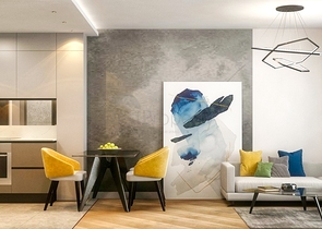 مجمع سكني في المرحلة النهائية من البناء في لارا