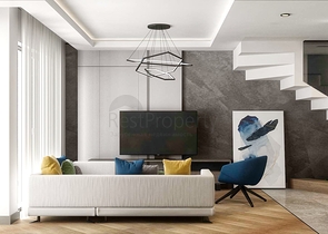 مجمع سكني في المرحلة النهائية من البناء في لارا