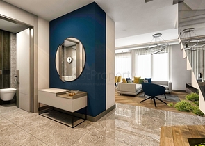 مجمع سكني في المرحلة النهائية من البناء في لارا