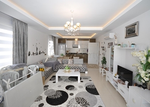 شقة غرفة وصالة -مفروشة -ضمن مجمع يضم كافة الخدمات - مهموتلار /الانيا 