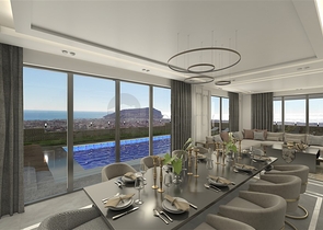 اطلالة بحر - فلل فاخرة في مركز الانيا 