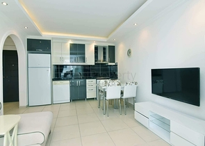 سعر مناسب - قريب من البحر والاسواق -شقة غرفة وصالة مفروشة - في مهموتلار / الانيا 