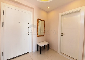 شقة انيقة - بالكون واسع - اطلالة مفتوحة -تصميم غرفة وصالة -في مهموتلار / الانيا 