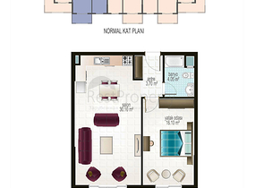 شقق بغرفة نوم واحدة وشقق بثلاث غرف نوم للبيع في ألانيا 